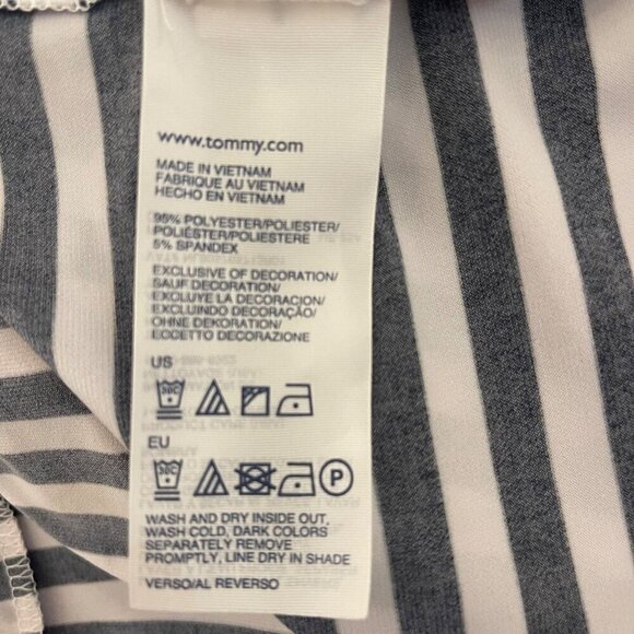 Tommy Hilfiger Womens Wrap Dress Size Large Nautical Classic Minimalist Vacation - Picture 5 of 5